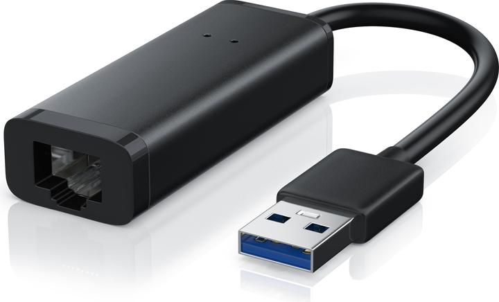 Immagine prodotto CSL Adattatore di rete USB 3.0 tipo A maschio a RJ45 Gigabit Ethernet femmina, scheda di rete esterna (USB 3.0, RJ45 (1x))