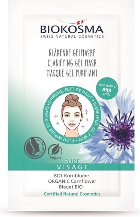 Produktbild Biokosma Pure Visag Klaer Gelmask 10x7ml (7 ml)