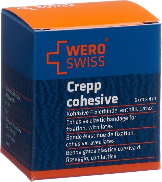 Image du produit Wero Swiss Lux K-10 Elastische Fixierbinde 4mx6cm weiss