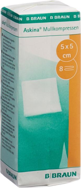 Produktbild Askina Mullkompresse 5cmx5cm