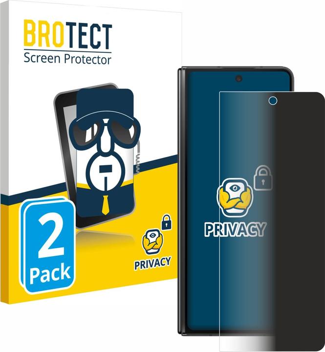 Actual product image BROTECT Anti-spy privacy film Blue light protection film (2 Piece, Samsung Galaxy Z Fold5)