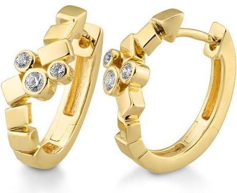 Image du produit Breuning BIJOUX DE L'OREILLER - BRILLES. 0,196 Ct. H/si (585, - Or)
