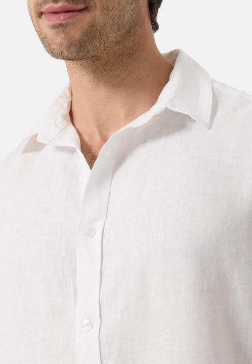 Image du produit Cash-Mere Chemise en lin à manches courtes (L)