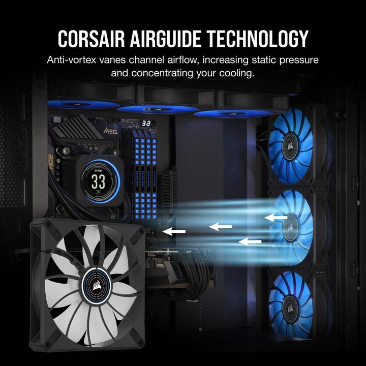 Actual product image Corsair ML ELITE Series (140 mm, 1 x)