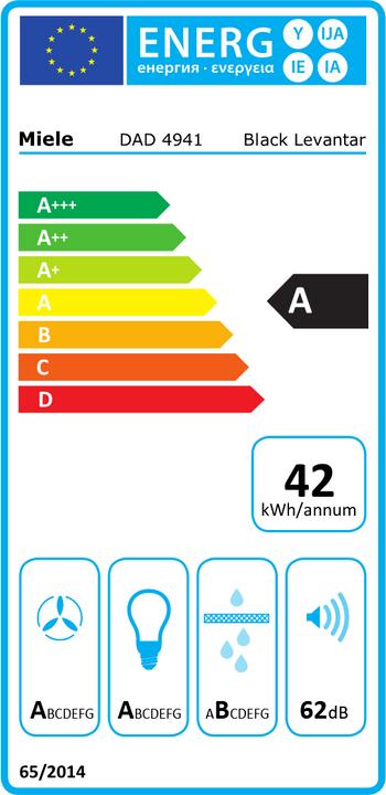 Energie-Label Miele DAD 4941 (Tischlüfter)