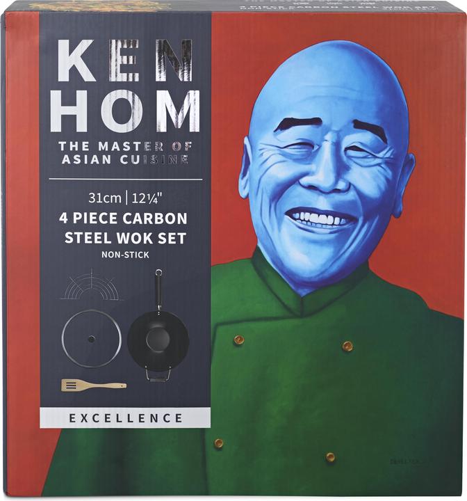 Produktbild Ken Hom Performance Wok (31.90 cm, Wok Pfanne, Eisen, Stahl)