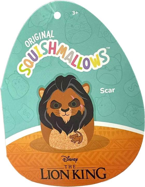 Image du produit Squishmallows Le roi lion Scar, 20cm (Disney Lion King) (20 cm)