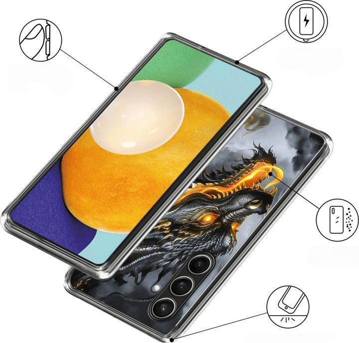 Produktbild Cover-Discount Galaxy S24 FE - Cover Handyhülle mit stilvollem Motiv (Samsung Galaxy S24 FE)