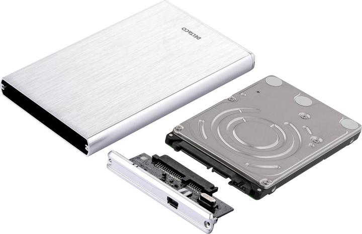 Actual product image Deltaco HDD box 1x2.5, SATA 6Gb (2.5")