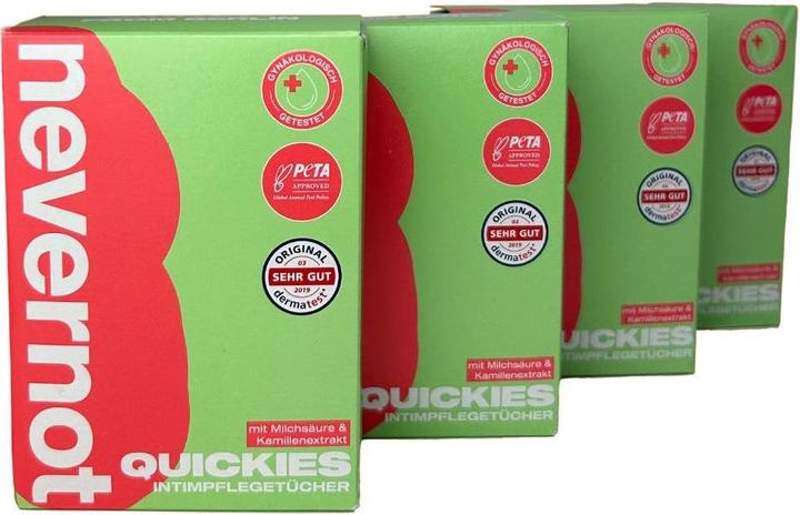 Image du produit NeverNot Quickies (275.63 ml, Lingettes intimes)