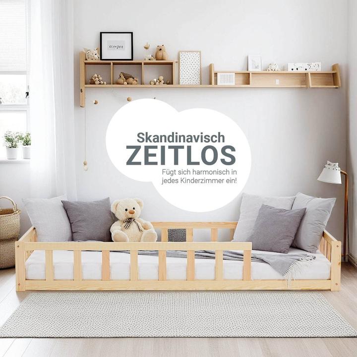 Produktbild Juskys Kinderbett mit Matratze & Lattenrost (90 x 200 cm)