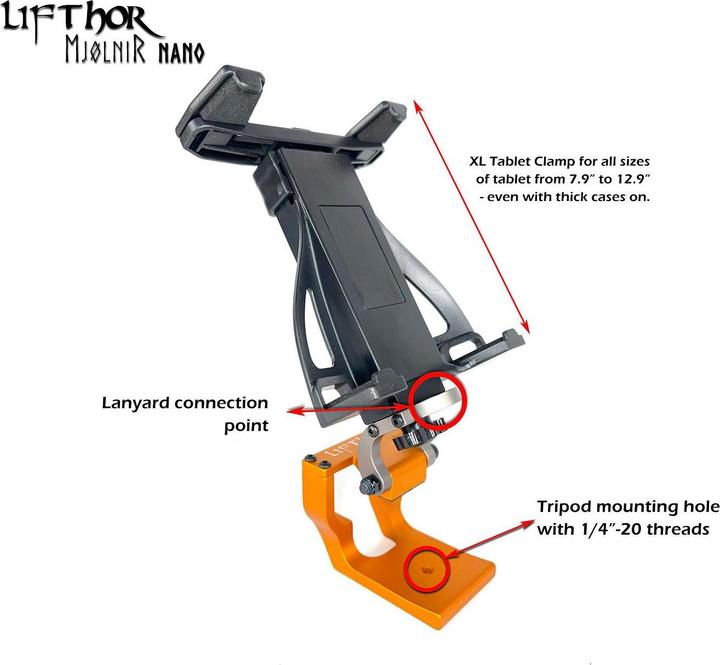 Actual product image Lifthor Tablet Mount Mjolnir Combo for Autel Nano & Lite