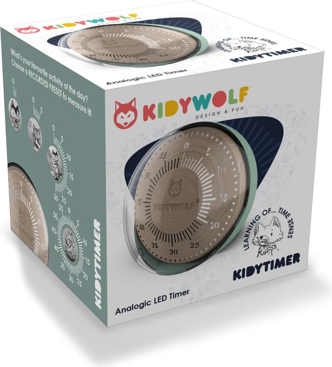 Actual product image Kidywolf Analogue LED timer