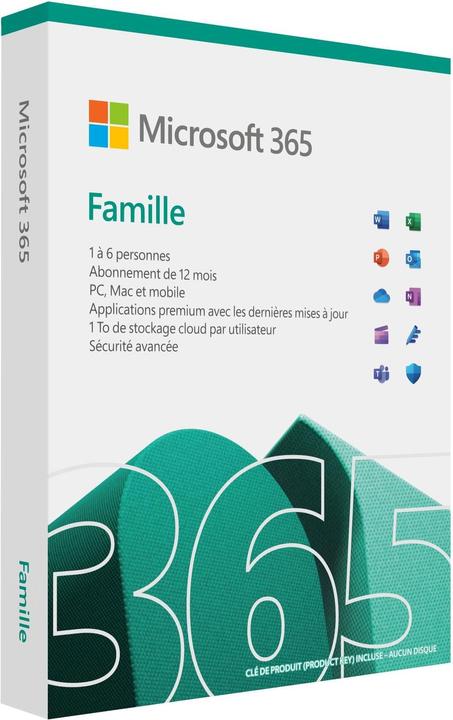 Microsoft 365 Family (Französisch) (6 User, 12 Monate)
