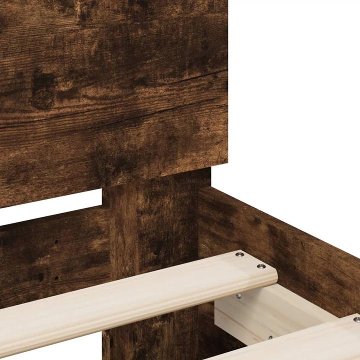 Image du produit VidaXL Cadre de lit avec tête de lit éclairage LED 120 x 190cm (120 x 190 cm)