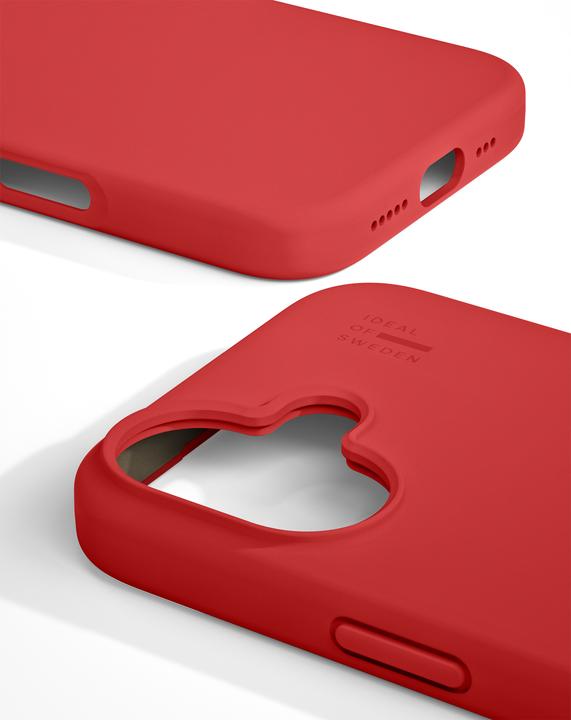 Produktbild iDeal Of Sweden iPhone 16 Silicone Case - Red (Apple iPhone 16)