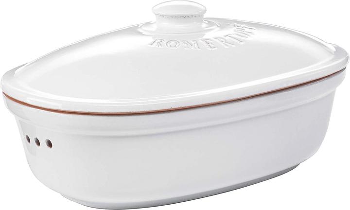 Actual product image Römertopf Bread-fresh pot ov.Medi white