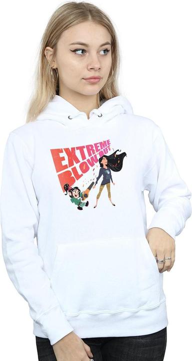 Immagine prodotto Disney Wreck It Ralph Pocahontas And Vanellope Felpa con Cappuccio Donna (XXL)