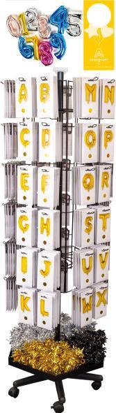 Amscan Spinner Display 60 Hooks 61 x 61 x 183 cm