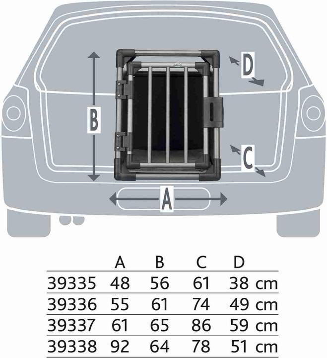 Produktbild Trixie Transportbox (Hund, Katze, Atmungsaktiv, Abschliessbar)