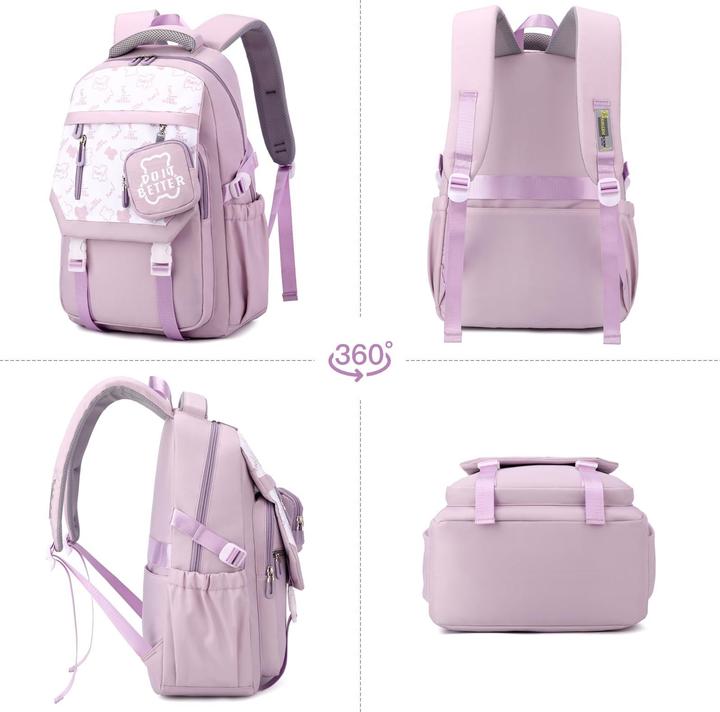 Actual product image Only-Bags.Store School backpack School bags for teenagers Waterproof backpack Lightweight school bags for teenagers