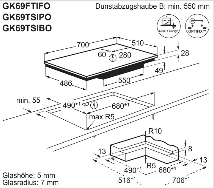 Image du produit Electrolux GK69TSIBO