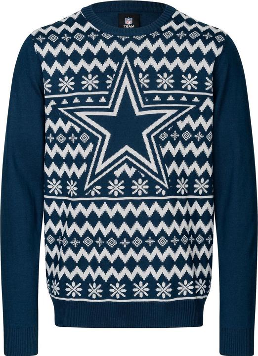 Foco NFL Winter Sweater XMAS Strick Pullover Dallas Cowboys - L (L)