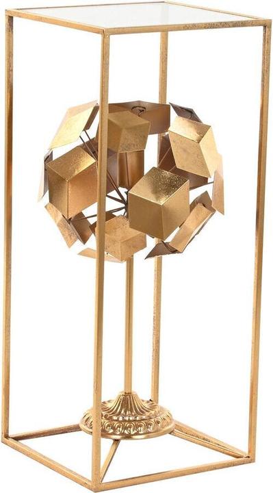 DKD Home Decor Desk lamp Golden 220 V 50 W Modern Geometric (30 x 30 x 71 cm)