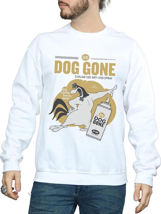 Actual product image Looney Tunes Mens Dog Gone Foghorn Leghorn Cotton T-Shirt (L)