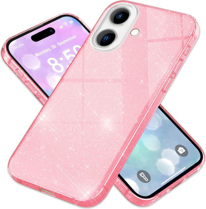 Produktbild Nalia Glitzer Hybrid Hülle (Apple iPhone 16)