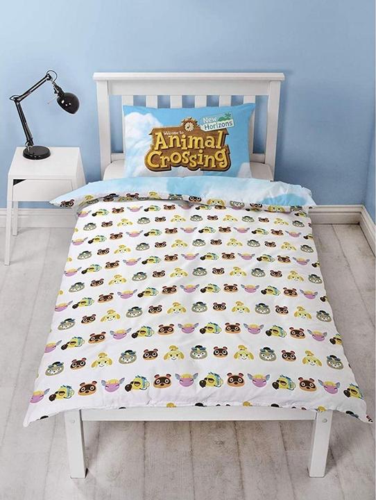 Actual product image Animal Crossing Logo bed linen set