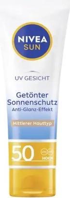 Actual product image Beiersdorf NIVEA SUN UV Face get. Sun protection BB ebenm. H, 50 ml CRE (Sun cream face, SPF 50, 50 ml)
