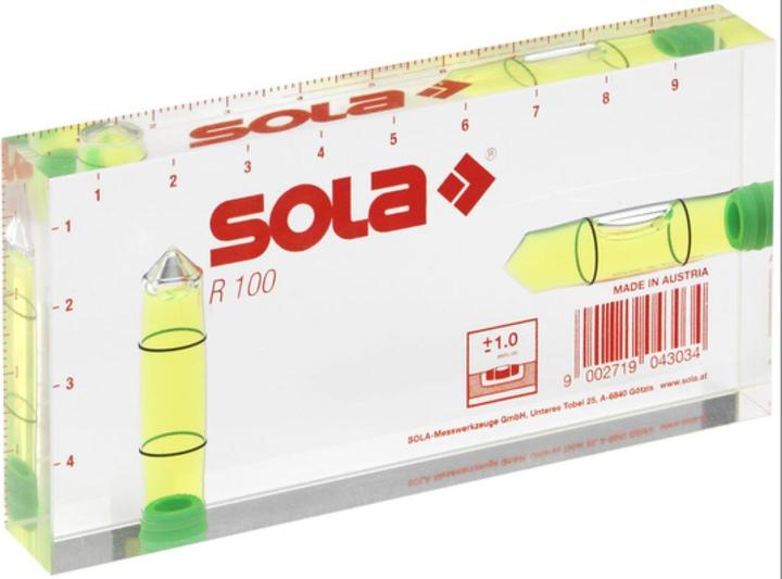 Sola Acrylwasserwaage (10 cm)