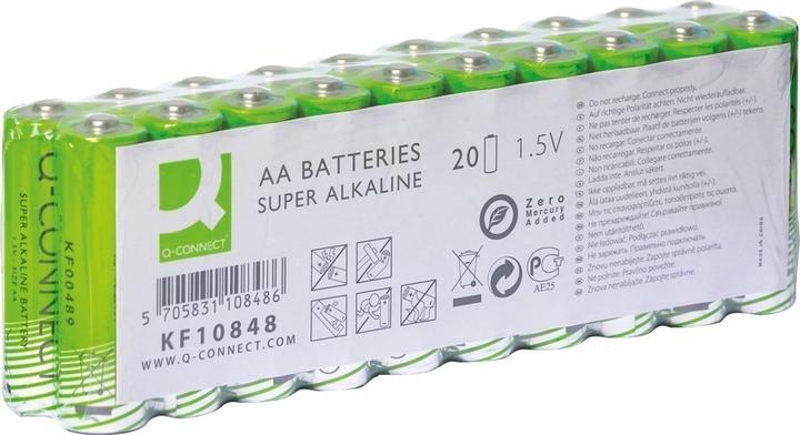 Immagine prodotto Q-Connect Batterie alcaline (20 pz., AA, 2140 mAh)