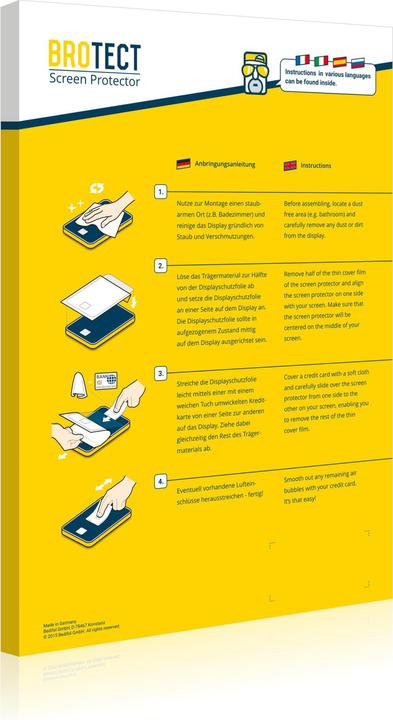 Actual product image BROTECT Anti-glare screen protector matt (2 Piece, Tab E7)