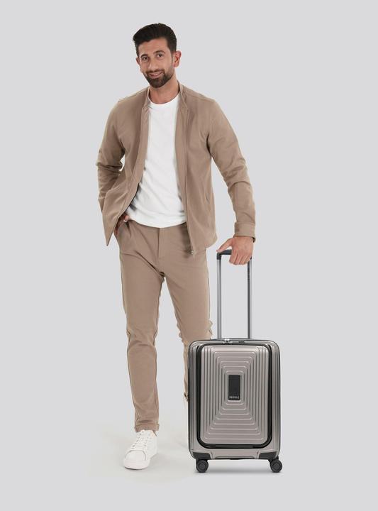 Produktbild Redolz Essentials 14 4 Rollen Kabinentrolley S 55 cm Laptopfach mit Dehnfalte (45 l, Handgepäck (bis 50l))