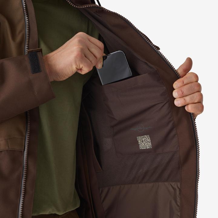 Actual product image Solognac Hunting reinforced jacket woodland 500 two-tone (M)