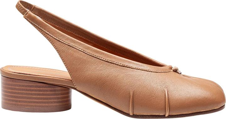 Actual product image Maison Martin Margiela Maison margiela tabi slingback in leather color (37)