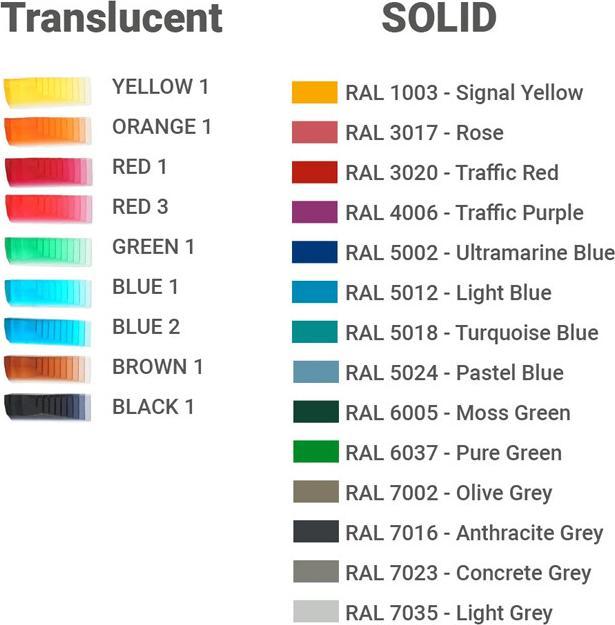 Immagine prodotto 3d-basics Resina colorante RAL 5024 Blu pastello (Blu)