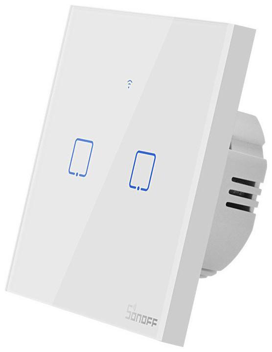 Image du produit Sonoff Smart Switch WiFi + RF 433 T1 EU TX (2 canaux)