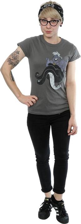Actual product image The Little Mermaid Womens/Ladies Classic Ursula Heather T-Shirt (L)