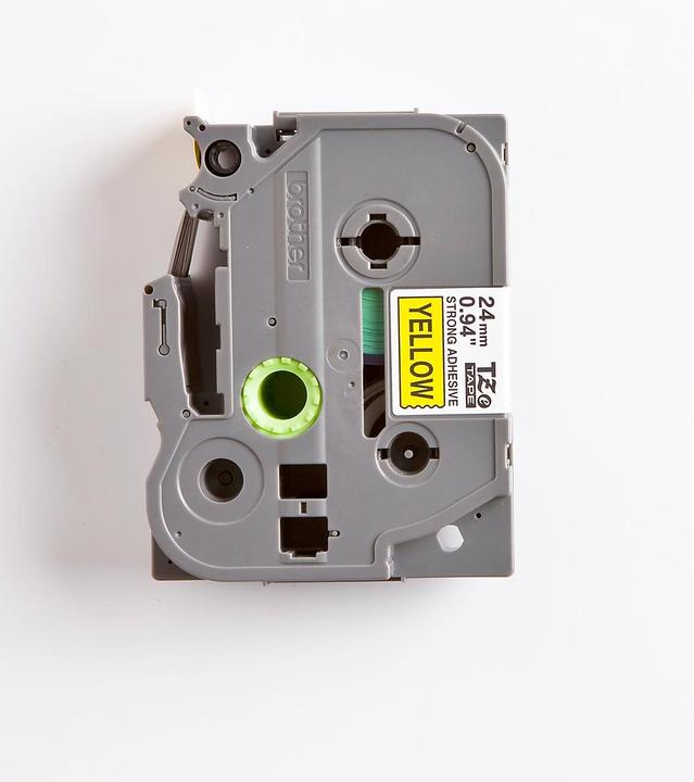Actual product image Brother TZe-S651 (2.40 cm, Yellow)