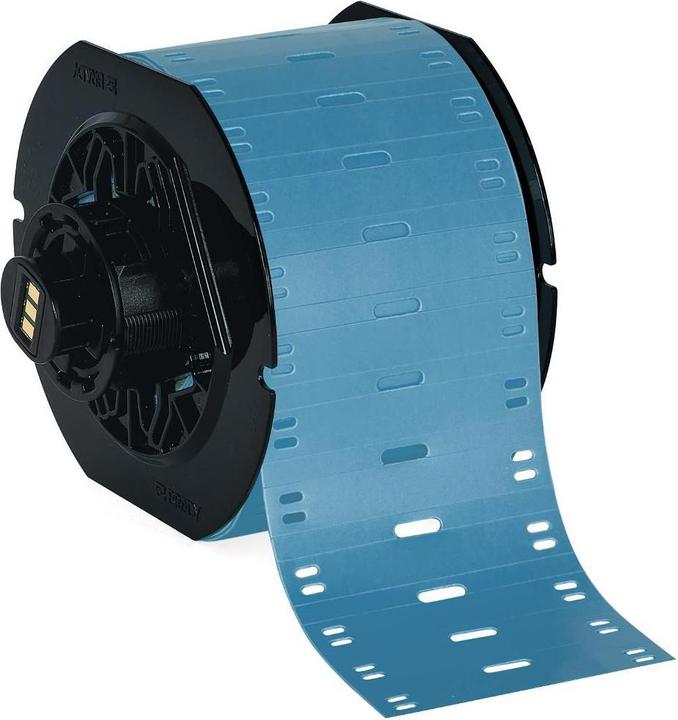 Actual product image Brady B33-60x10-7643-BL, Heatex labels, blue, matt, 60.00 x 10.00 mm, for BBP33, i3300, i5300 (7