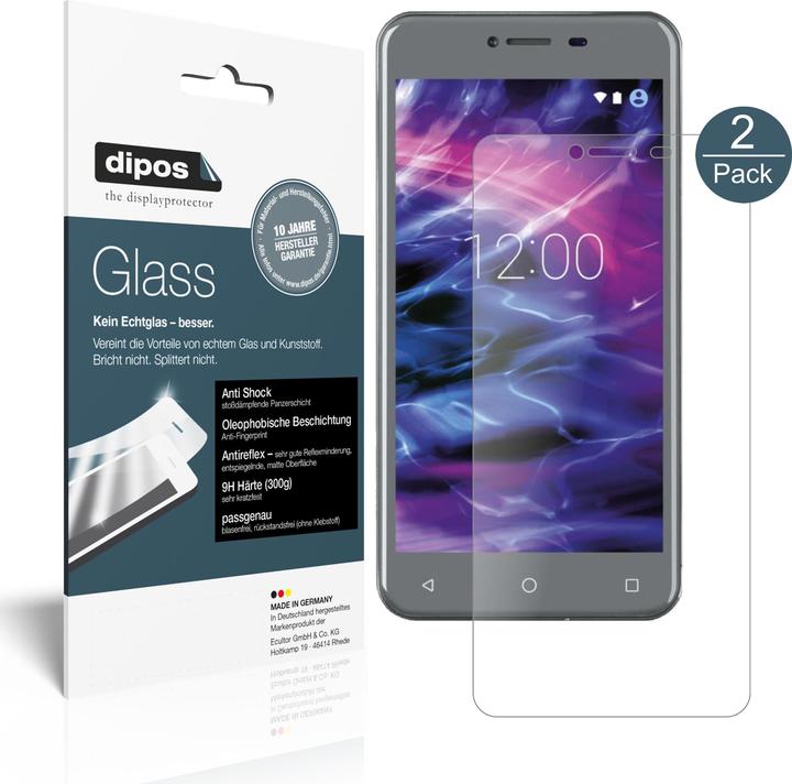 Produktbild Dipos Displayschutz Anti-Shock (2 Stück, Medion Life E5008)