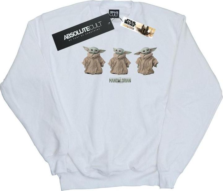 Actual product image Star Wars Boys The Mandalorian The Child Poses Sweatshirt (152, 158)