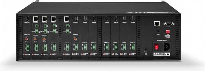 Actual product image Lindy 12 Slot Seamless Modular Matrix Chassis
