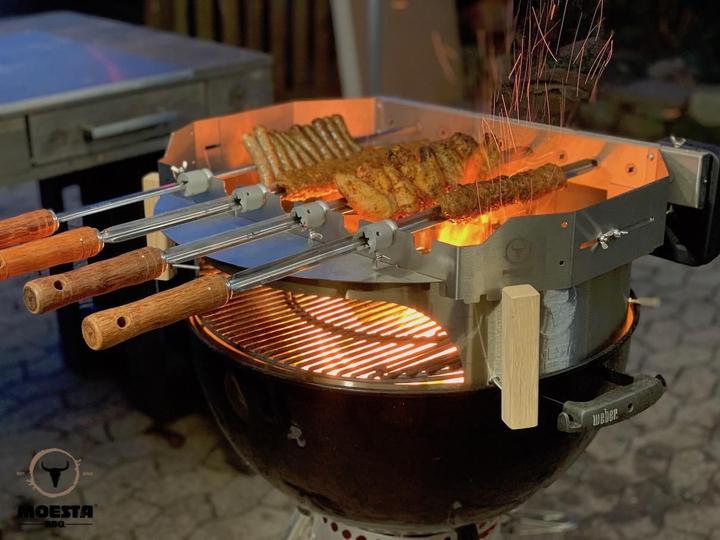 Produktbild Moesta BBQ Grillaufsatz Churrasco-Set für Ø 57/60 cm PizzaRing