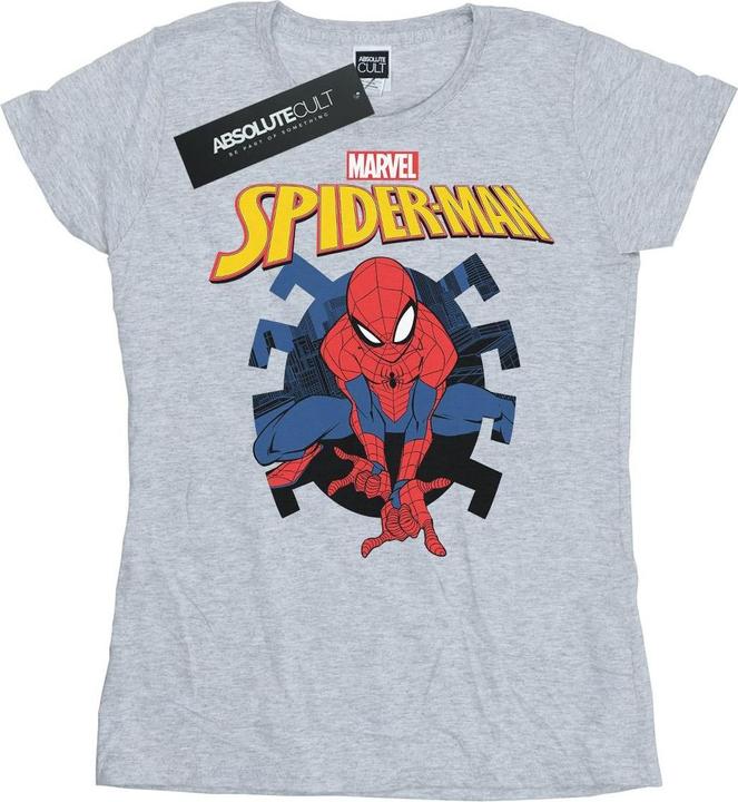 Produktbild SpiderMan Web Shooting Emblem Logo TShirt (XL)