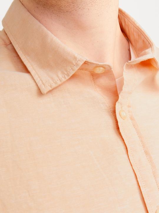 Produktbild Jack & Jones Jjelinen Blend Shirt Ss Sn Pls (6XL)