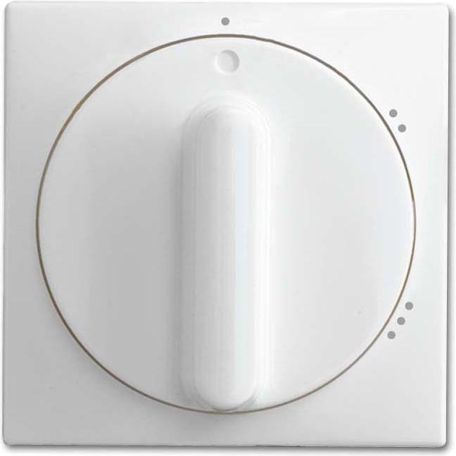 Busch-Jaeger Disque central 2542 DR/02-914 Poignée tournante 1-2-3 blanc alpin balance SI